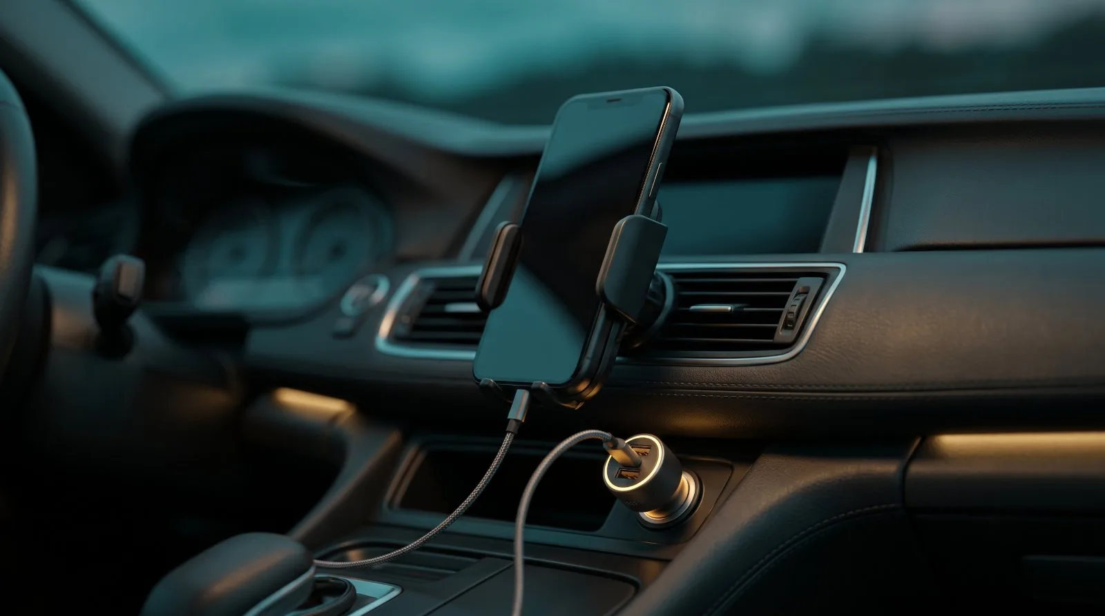 Jak doposażyć auto – uchwyt na telefon, ładowarka USB i gniazdo zapalniczki